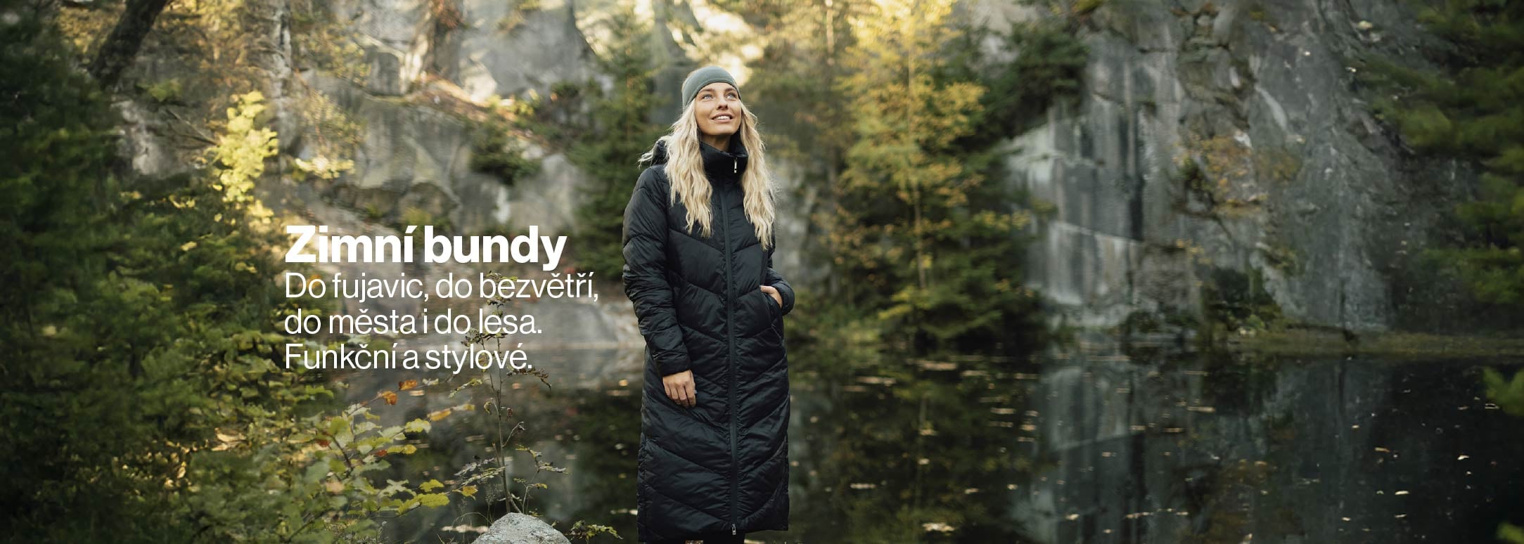 Zimní funkční bundy a kabáty